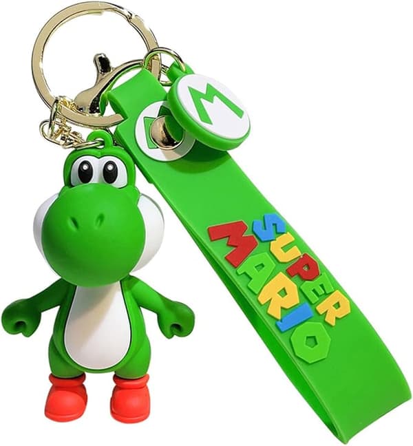 Super Mario Yoshi Anime Avaimenperä Avaimenrengas Laukun Ripustus Avaimenperä Joululahja
