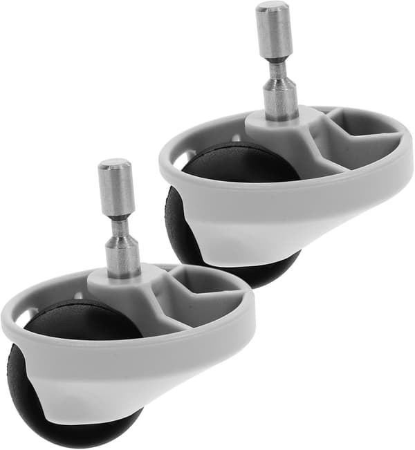 （5×4.5×4.5cm）2 Sett Hjul Robotstøvsuger Erstatningshjul For Robotstøvsuger Feiehjul Feierobot Erstatningshjul Hvit ABS 2 stk*2