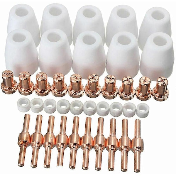 40 stk. plasmakutter forbruksmateriell for PT-31 LG-40 CUT-40 50 brenner