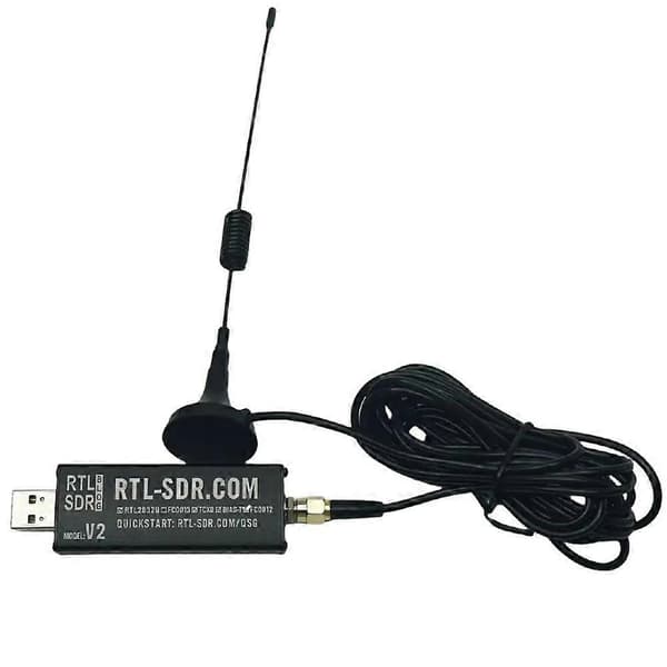 SDR-ohjelmistoradio-vastaanotin RTL-SDR V2 RTL2832U FC0012-virittimellä, 22-948,6 MHz:n taajuusalue