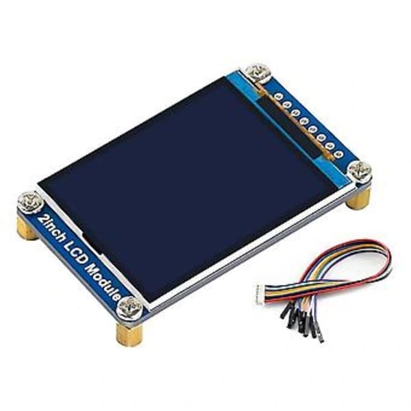 Raspberry Pi Pico 2-tommers skjerm med 65k farger og SPI-grensesnitt