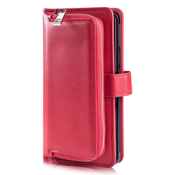 Zipper Wallet Till Samsung Galaxy S9 Plus - Röd