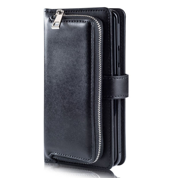 Zipper Wallet Till Samsung Galaxy S9 Plus - Svart