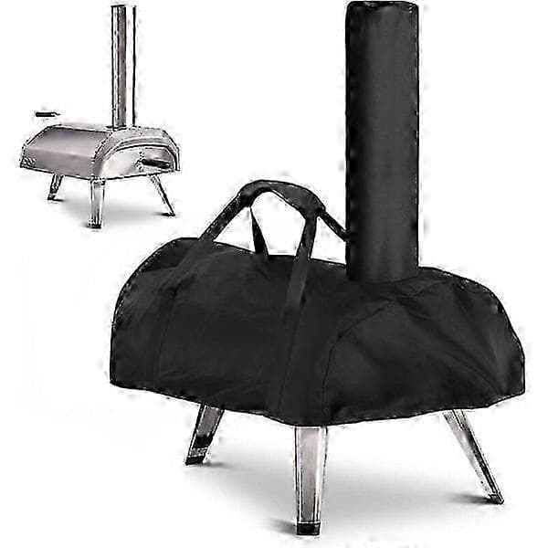 Pizzaovntrekk for Ooni Karu 12, Vanntett, Værbestandig, Oxford-stoff, Pizzaovntrekk, Svart, 81 x 42 x 21 cm, For Ooni Karu 12 (LGL)