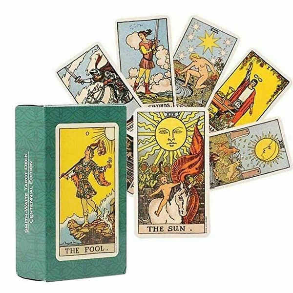 78 Tarot-korttia Rider Waite Tarot -kortti Tarot-kortit ja kirja aloittelijoille (LGL)
