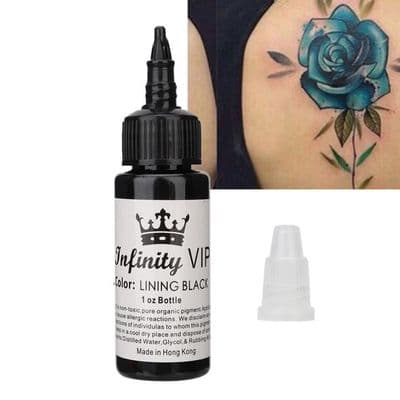 30 ml ammattimainen tatuointiväri korkealaatuinen tatuointimuste musta HB049 -JOP