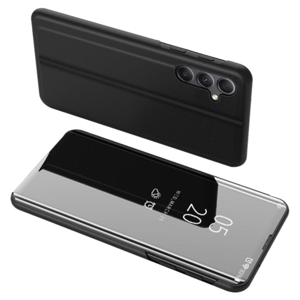 SKALO Skalo Samsung A34 5g Clear View Mirror Etui - Sort Black