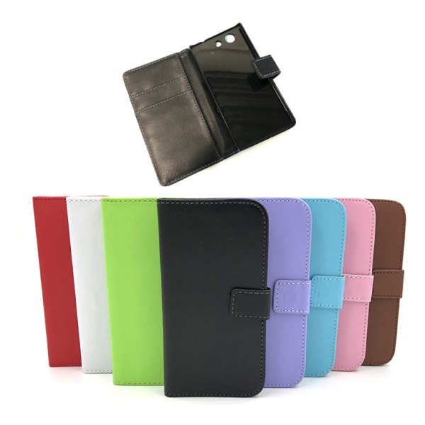 SKALO Sony Z3 Compact Wallet Case 2 Rum - Flere Farver Black
