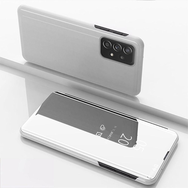 SKALO Skalo Samsung A53 5g Clear View Mirror Etui - Sølv Silver