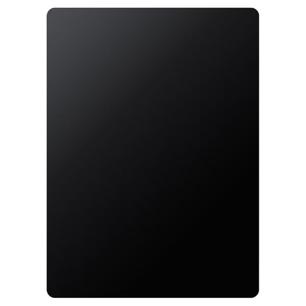 Magnetisk tavle køleskabsmagnet mini tavle notesblok opslagstavle (40X30CM, sort)