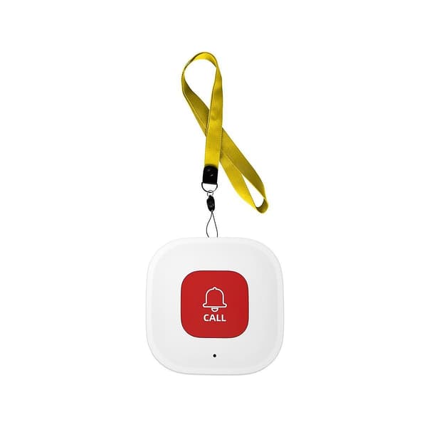 2-pak Tuya Wifi Smart SOS-knap Trådløs Plejeperson Pager Telefonalarm Sender Nødopkaldsknap