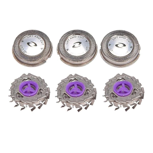 3 st/lot Ny Ersättningsrakhuvud För Philips Norelco HQ HS HP Serien HQ3 HQ4 HQ56 HQ55 HQ300 HQ6 HQ916 Rakhyvel JN