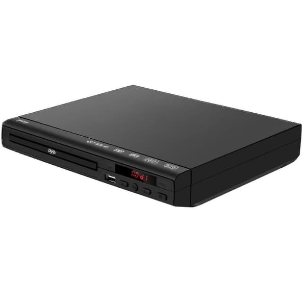 DVD-soitin televisiolle, kaikki alueet, DVD- ja CD-levyt, AV-lähtö sisäänrakennettuna / NTSC, USB-tulo, kaukosäädin
