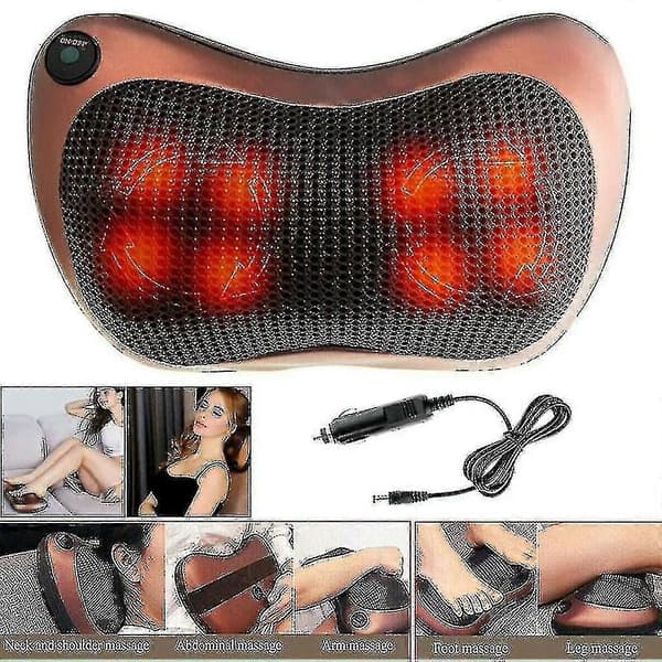 Dhrs Massagekudde Massager Shiatsu Bekväm Nacke Axel Auto Infraröd Värme