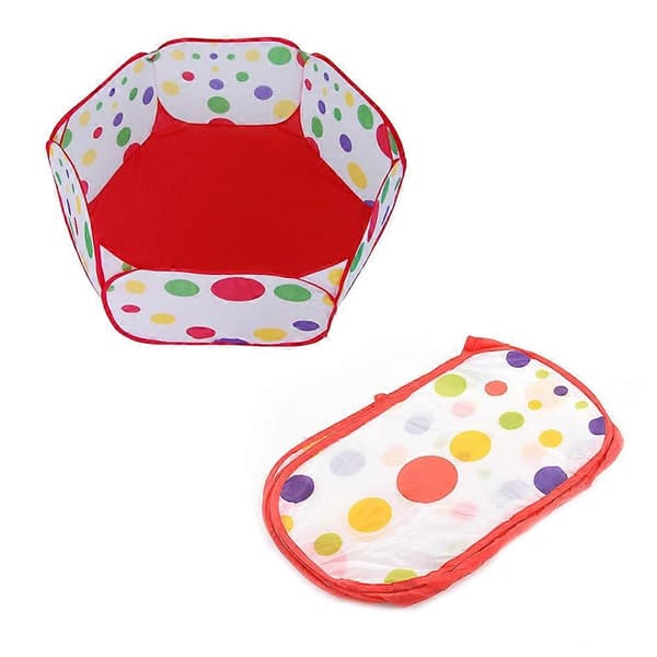 Foldbar boldbassinpose til børn, ideel til camping og sjov i baghaven 100x100x30cm 1 pakke