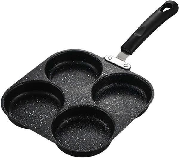 Eggpanner med non-stick-belegg - Eggstekepanne i støpejern - Frokostburger Egg Pannekake Maker