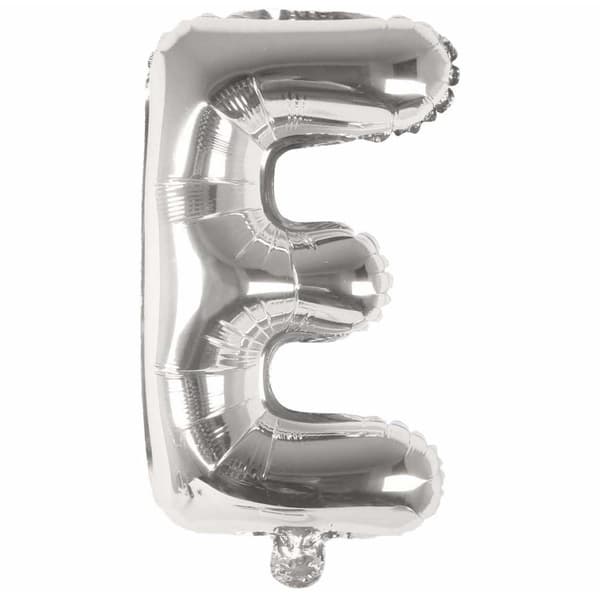 Brevballon sølv 80cm stor