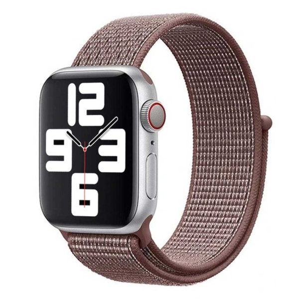 Megabilligt Apple Watch Kompatibel Armbånd Purple Nylon Sportloop Velcro 42/44/45/49 Lilla