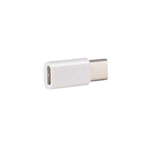 Megabilligt Android Micro Usb Til C Otg Adapter Hvid