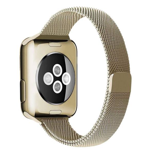 Megabilligt Apple Watch Brace 38/40/41 Milanese Loop Champagne Guld