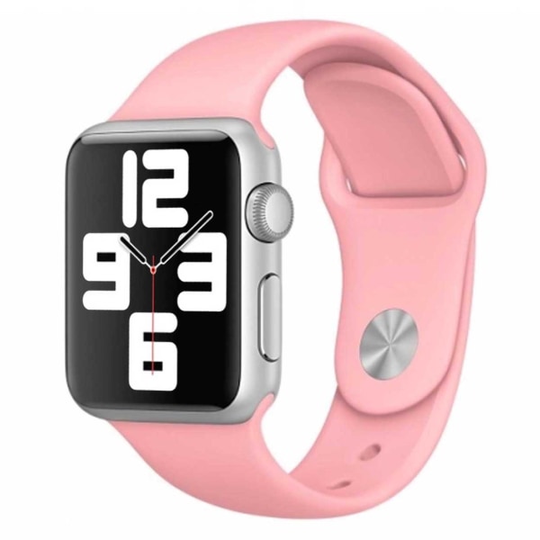 Megabilligt Apple Watch Kompatibel Armbånd 1-8/se/ultra Silikone 42/44/45/49 Pink