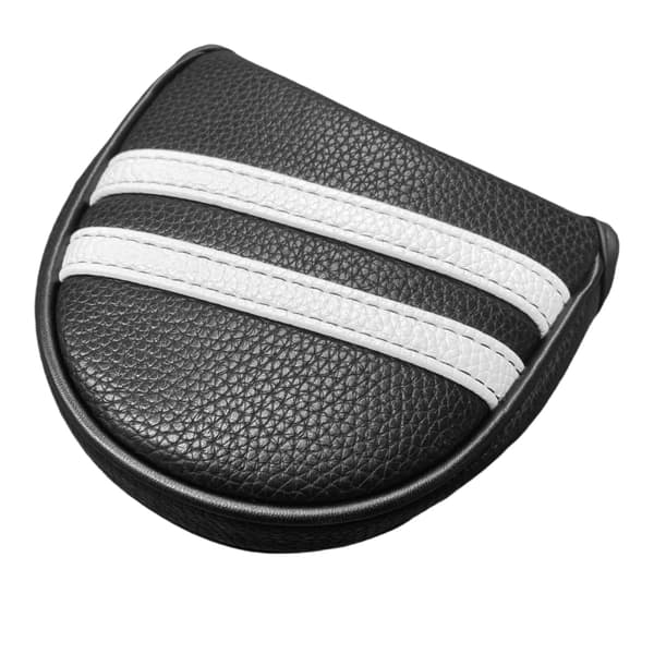 Magnetiskt Mallet Putter Cover, Universell Passform Skyddande Huvudskydd för Golftillbehör, Svart Vit Alternativ