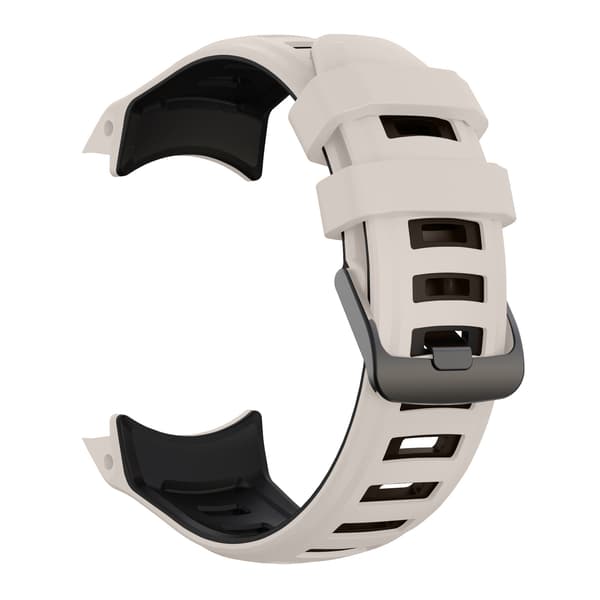 Silikonreim for Garmin Instinct 2X Solar Band, 22 mm Svart + V