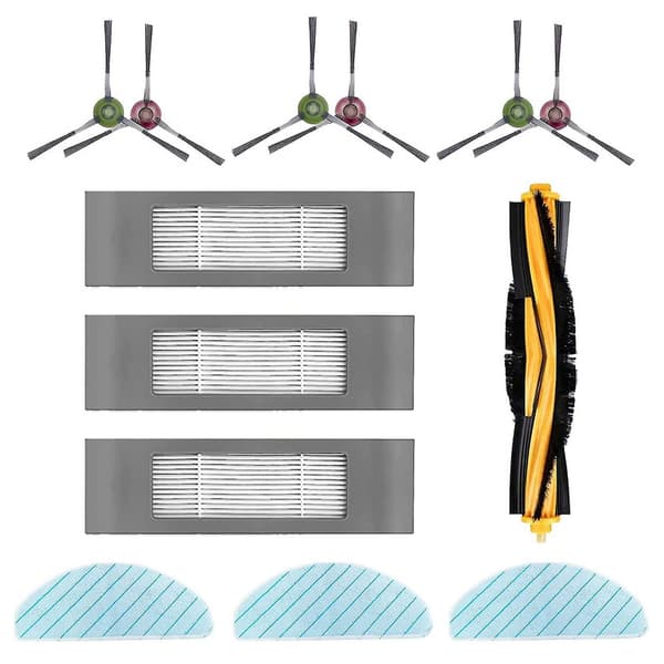 Rengjøringsklutbørstefilter Kompatibel med Ecovacs Deebot Ozmo T9 T9+ T9power