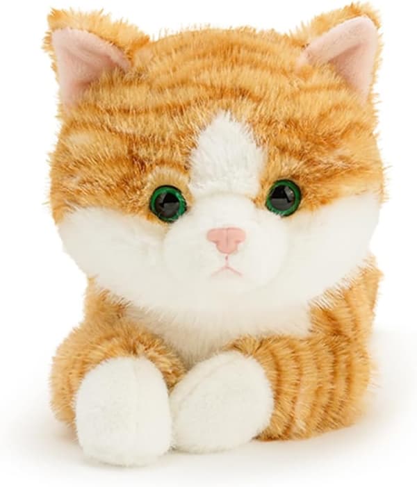 Katt Kosedyr Premium Kosedyrkatt for Aldre 1 og Oppover Oransje 34,3 cm