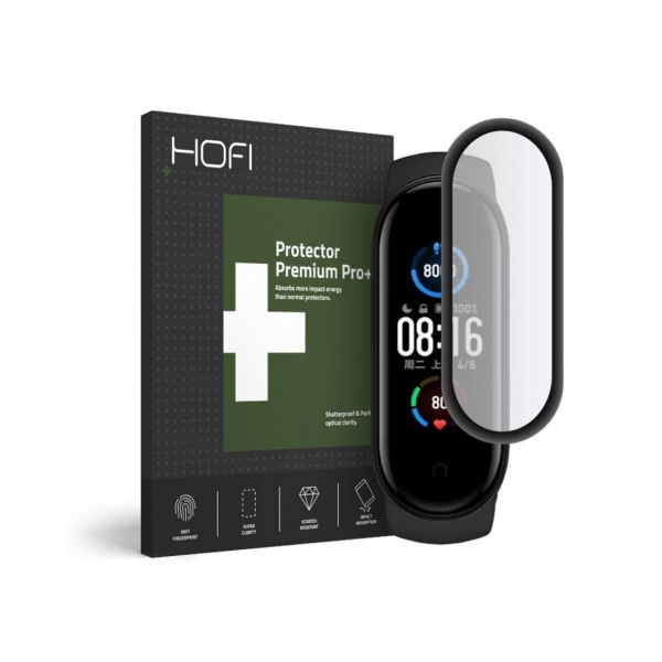 HOFI Xiaomi Mi Band 5 • Skärmskydd Hybrid Flat Glass Hofi Sv...