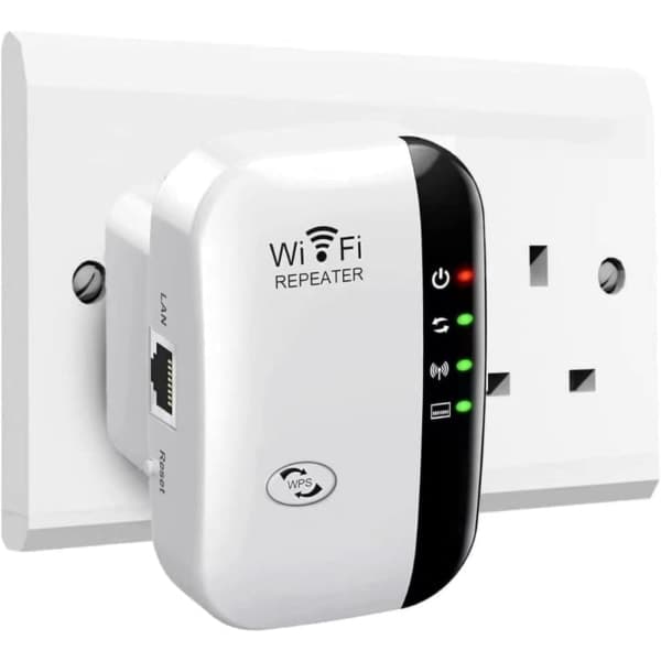 Uusin 2025 WiFi-laajennin/vahvistin/toistin, jonka peittoalue on jopa 3000 neliömetriä, voi yhdistää 45 laitetta ja on valkoinen