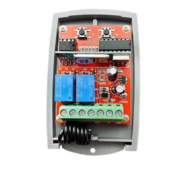 Universell fjärrkontrollmottagare för garageport 433MHz 12V-24V Elektrisk grindkontrollöppnare 433.92MHz-Perfekt