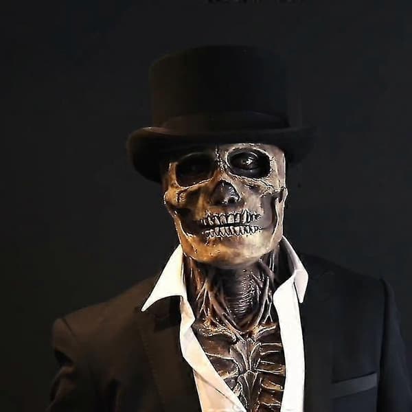 Bio-maske Horror Maske Rekvisitter Silic Hue Hat-Perfekt