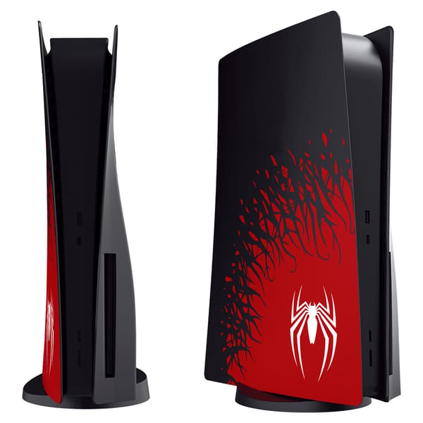 Premium ABS -vaihtokuoritarvikkeet PS5-konsolille, kova etulevy sopii Playstation 5 Spiderman-Perfet -konsolille