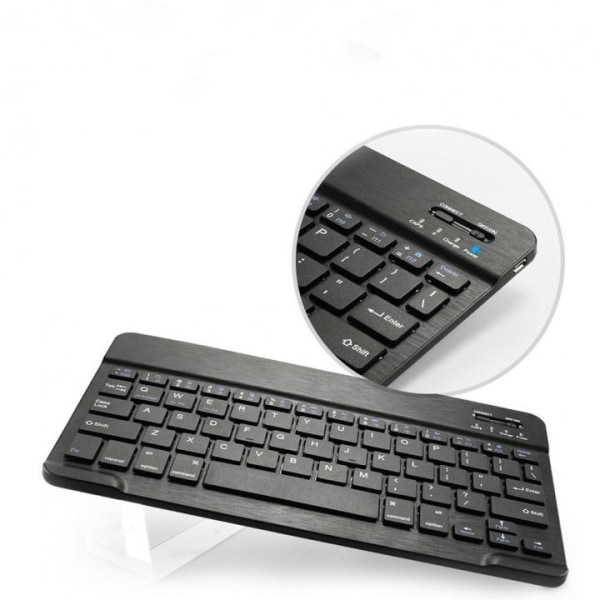 Teknikproffset Taske Til Ipad Mini 6 Med Bluetooth-tastatur Svart