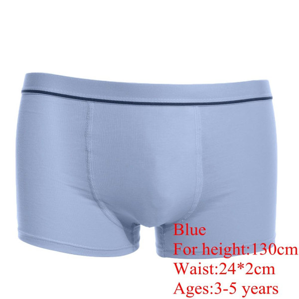 1/2pcs Boys Underwear Kids Shorts Boxers Briefs Blue 130cm
