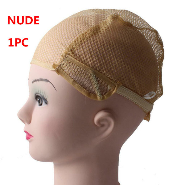 1/3/5pcs Wig Cap Hair Net Mesh Nude 1pc
