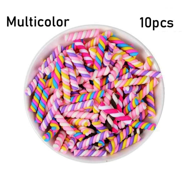 5/10pcs Cotton Candy Mud Diy Accessories Art Supplies Multicolor 10pcs