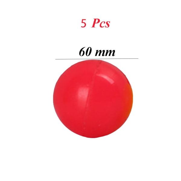 5pcs/lot Random Color Bouncing Ball Elastic Rubber Toy Junping 60mm