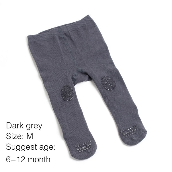 6-24month Baby Tights Pantyhose Diamond Dark Grey M
