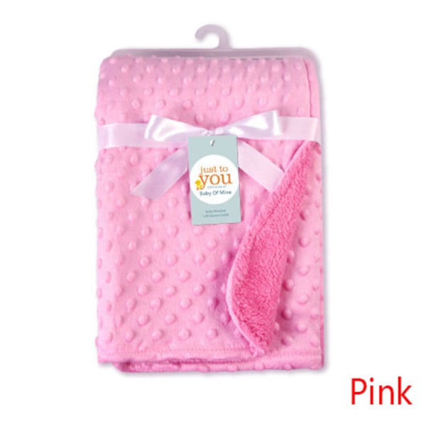 Baby Blankets Sleeping Sheet Infant Swaddling Pink