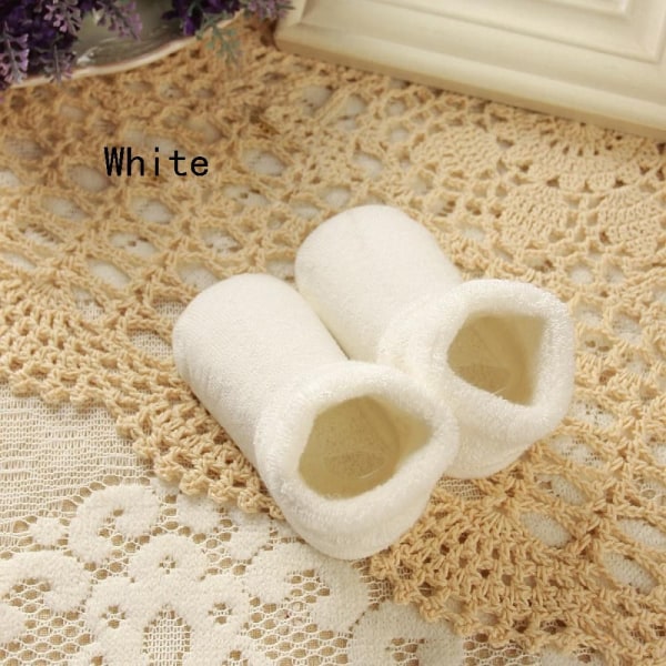 Baby Carton Socks Crib Shoes Sole White
