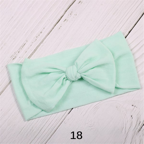 Baby Girl Headband Bowknot Hairband Nylon Hair Band 18