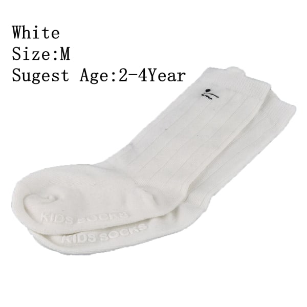 Baby Socks Toddlers Stocking Knee High Tights White M