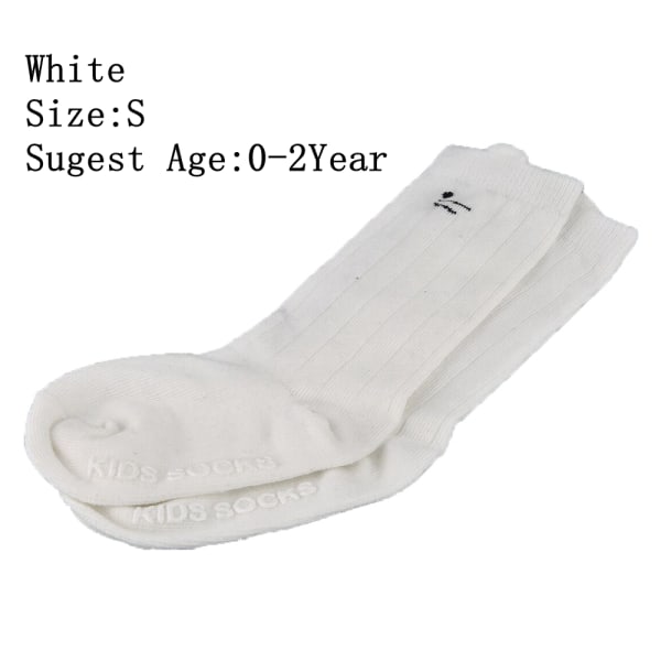 Baby Socks Toddlers Stocking Knee High Tights White S