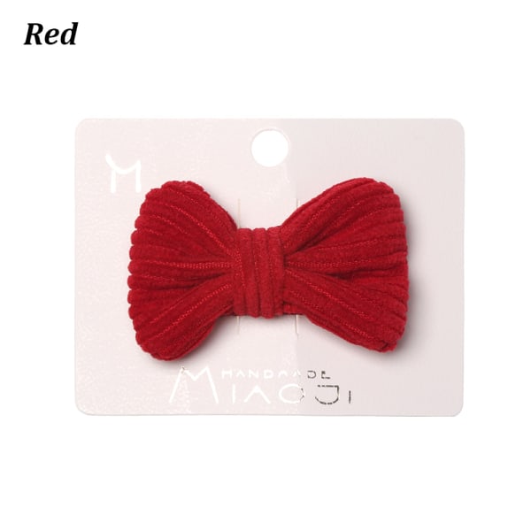 Bb Clips Knotted Hairpin Hair Accessories Red