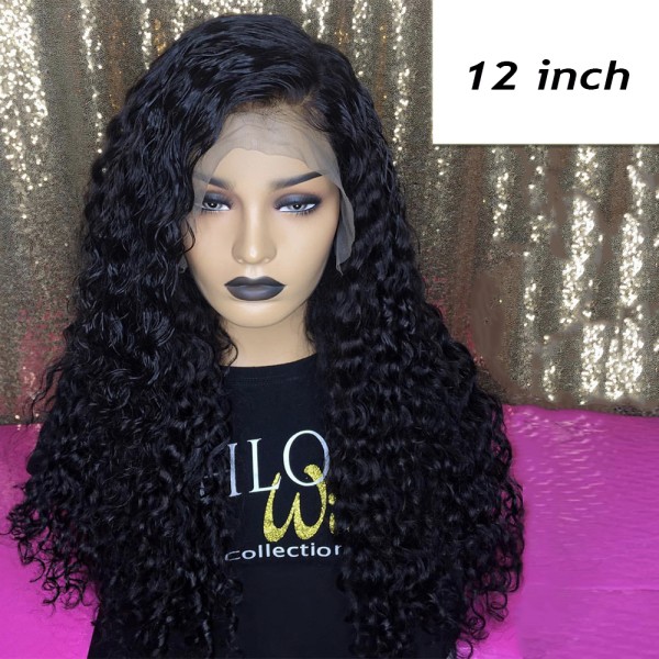 Bob Wig Lace Front Long Curly Hair 12 Inch