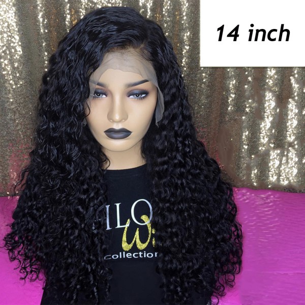 Bob Wig Lace Front Long Curly Hair 14 Inch