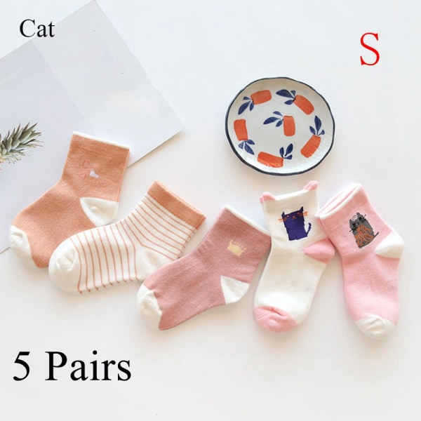 Children's Socks Ankle Sock Cotton Cat-s