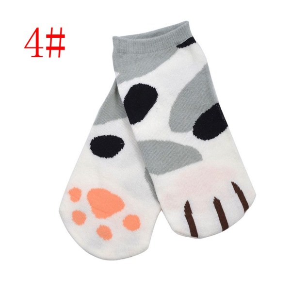 Cotton Socks Short Stockings Cat Claw 4